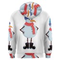 Angry snowman Men s Overhead Hoodie View2