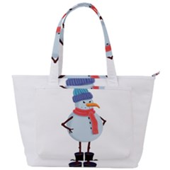 Angry Snowman Back Pocket Shoulder Bag  by SychEva