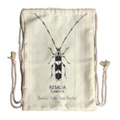 Banded Alder Borer  Drawstring Bag (large) by Limerence