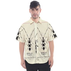 Banded Alder Borer  Men s Short Sleeve Shirt