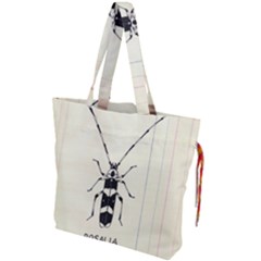 Banded Alder Borer  Drawstring Tote Bag by Limerence