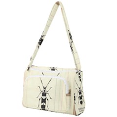 Banded Alder Borer  Front Pocket Crossbody Bag