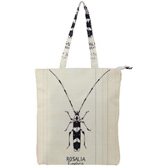 Banded Alder Borer  Double Zip Up Tote Bag