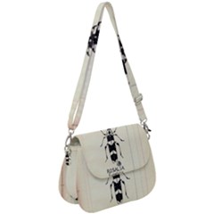 Banded Alder Borer  Saddle Handbag by Limerence