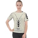 Banded Alder Borer  Women s Sport Raglan Tee View1