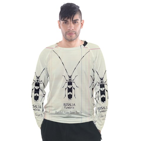 Banded Alder Borer  Men s Long Sleeve Raglan Tee by Limerence