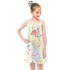 Clown Maiden Kids  Overall Dress