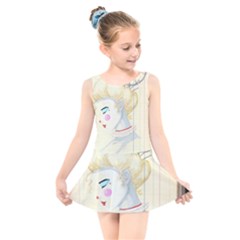 Clown Maiden Kids  Skater Dress Swimsuit by Limerence