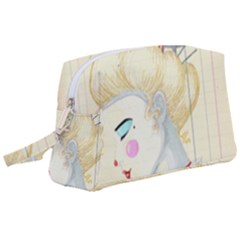 Clown Maiden Wristlet Pouch Bag (large)