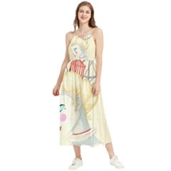 Clown Maiden Boho Sleeveless Summer Dress by Limerence