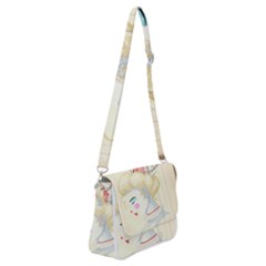 Clown Maiden Shoulder Bag With Back Zipper by Limerence