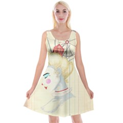 Clown Maiden Reversible Velvet Sleeveless Dress