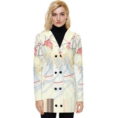 Clown Maiden Button Up Hooded Coat 