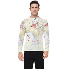 Clown Maiden Men s Long Sleeve Rash Guard by Limerence