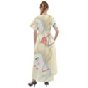 clown maiden Front Wrap High Low Dress View2