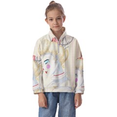 Clown Maiden Kids  Half Zip Hoodie by Limerence