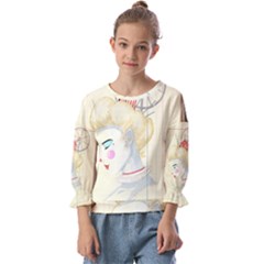 Clown Maiden Kids  Cuff Sleeve Top