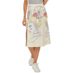 Clown Maiden Midi Panel Skirt