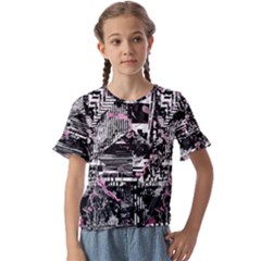 Cavities Kids  Cuff Sleeve Scrunch Bottom Tee