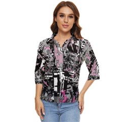 Cavities Women s Quarter Sleeve Pocket Shirt