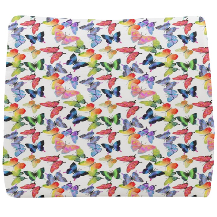 Multicolored Butterflies Seat Cushion