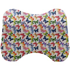 Multicolored Butterflies Head Support Cushion by SychEva