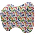 Multicolored Butterflies Head Support Cushion View4