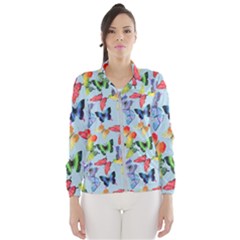 Watercolor Butterflies Women s Windbreaker by SychEva