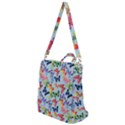 Watercolor Butterflies Crossbody Backpack View1