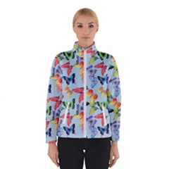 Watercolor Butterflies Women s Bomber Jacket by SychEva