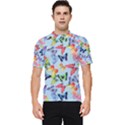 Watercolor Butterflies Men s Short Sleeve Rash Guard View1