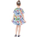 Watercolor Butterflies Kids  Smock Dress View2