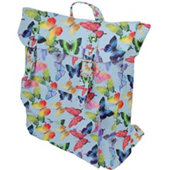 Watercolor Butterflies Buckle Up Backpack by SychEva