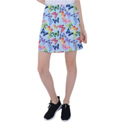 Watercolor Butterflies Tennis Skirt by SychEva