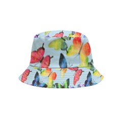 Watercolor Butterflies Inside Out Bucket Hat (kids) by SychEva