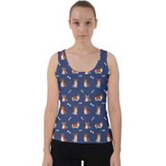 Corgi  Velvet Tank Top by SychEva