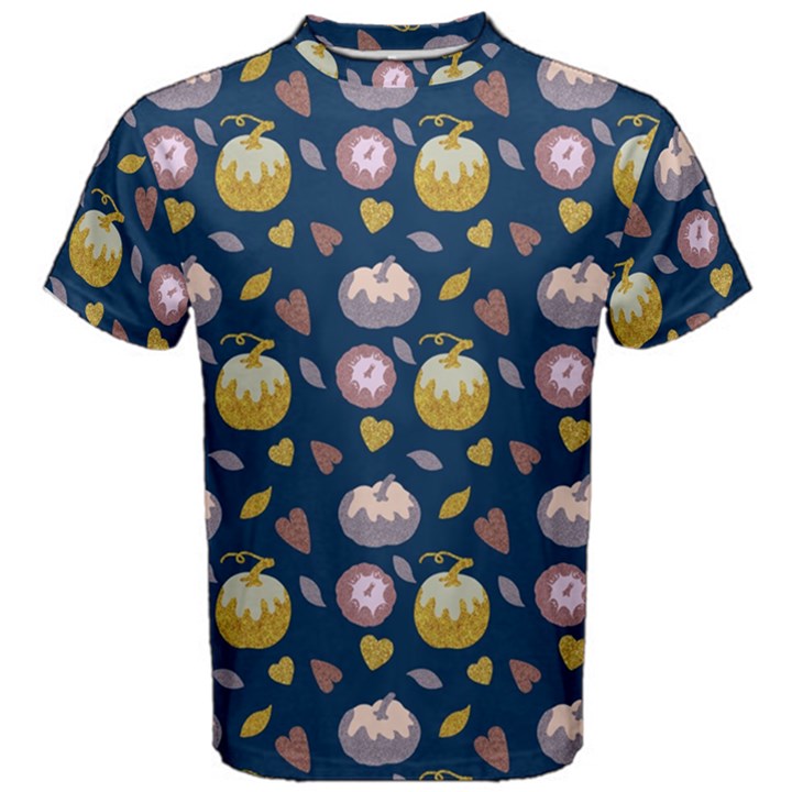 Autumn Pumpkins Men s Cotton Tee