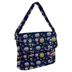 Autumn Pumpkins Buckle Messenger Bag