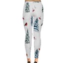 Christmas Trees And Bullfinches Inside Out Leggings View2