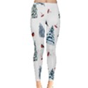 Christmas Trees And Bullfinches Inside Out Leggings View3