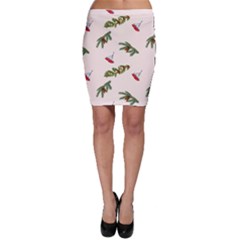 Rowan Branches And Spruce Branches Bodycon Skirt by SychEva