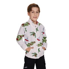 Rowan Branches And Spruce Branches Kids  Windbreaker by SychEva