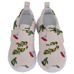 Rowan Branches And Spruce Branches Kids  Velcro No Lace Shoes by SychEva