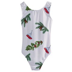 Rowan Branches And Spruce Branches Kids  Cut-out Back One Piece Swimsuit by SychEva