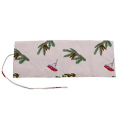 Rowan Branches And Spruce Branches Roll Up Canvas Pencil Holder (s) by SychEva