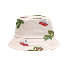 Rowan Branches And Spruce Branches Bucket Hat by SychEva