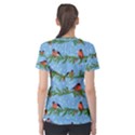 Bullfinches On Spruce Branches Women s Cotton Tee View2