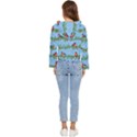 Bullfinches On Spruce Branches Women s Lightweight Cropped Hoodie View4