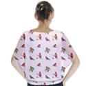 Bullfinches Sit On Branches Batwing Chiffon Blouse View2