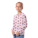 Bullfinches Sit On Branches Kids  Long Sleeve Tee with Frill  View2